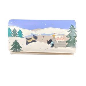 Radley London Large Picture Wallet At Home In The Snow Ltd Ed 2019 Scotties NWOT